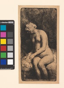 AD.12.39-162 Mujer bañándose, 1658 de Rembrandt van Rijn